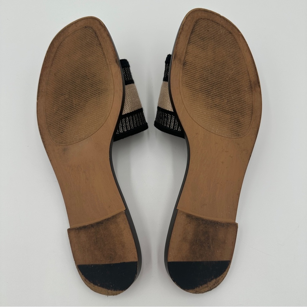 Steve‎ Madden Knox Womens Sandal Size 7.5 M Black Open Toe Slip On St Barts - Picture 7 of 8